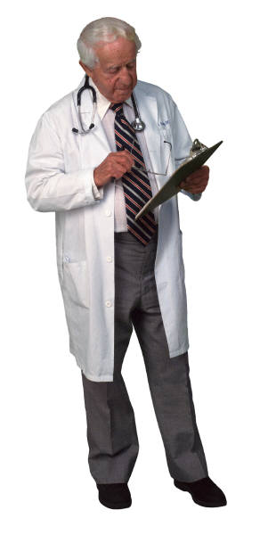 Doctor reviewing medical records